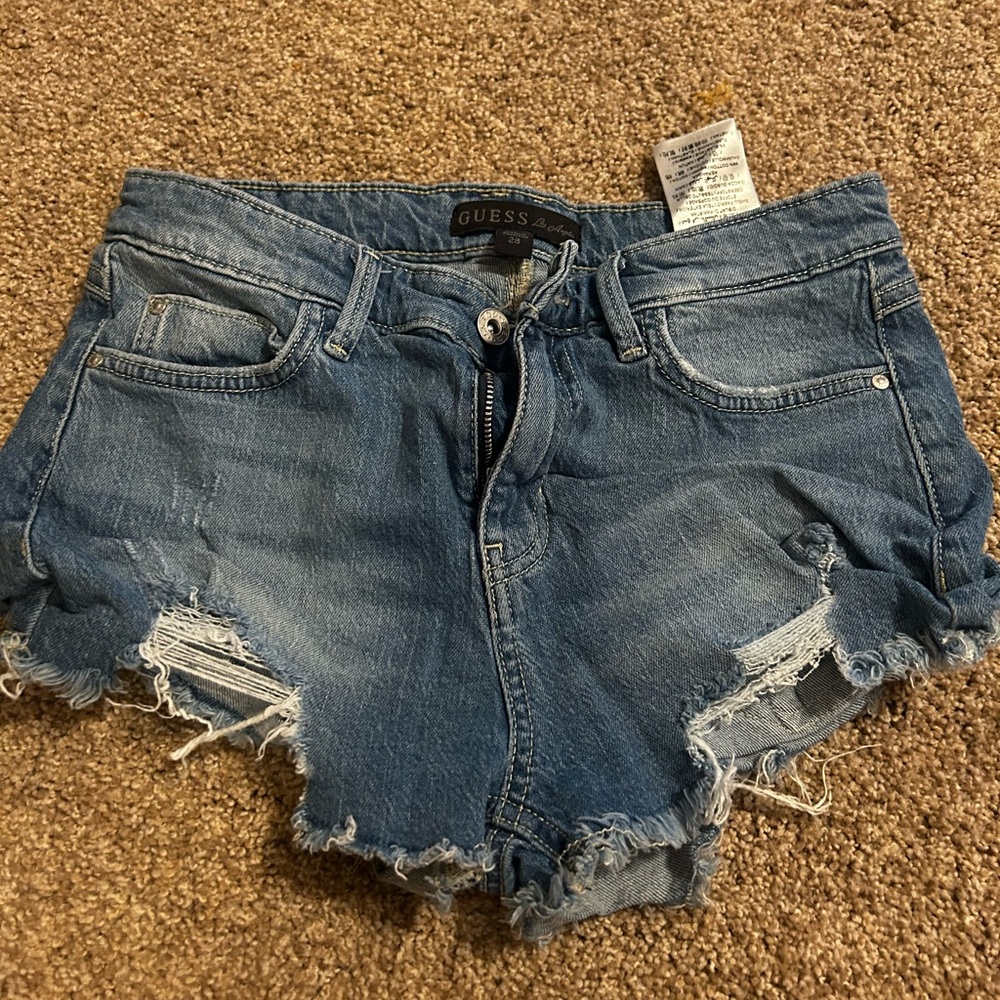 GUESS MINI SHORT SHORTS